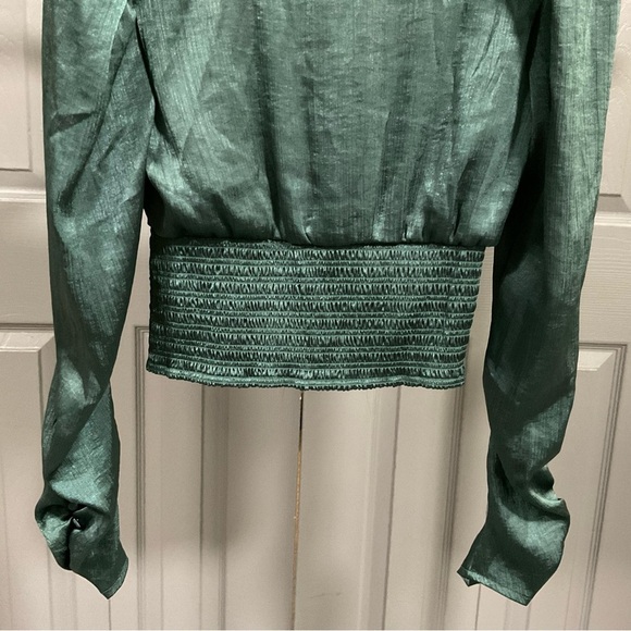 Free People Santiago Top Size XS Emerald Green - Picture 5 of 12